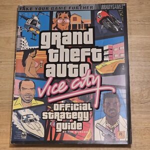 Grand Theft Auto Vice City GTA Official Game Strategy Guide Rockstar Poster Map